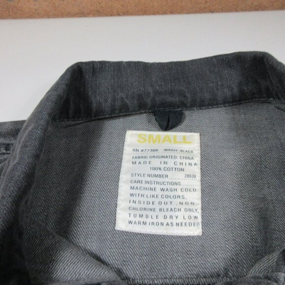 JCREW womens gray distressed crop denim jacket S 28638 - Picture 3 of 8